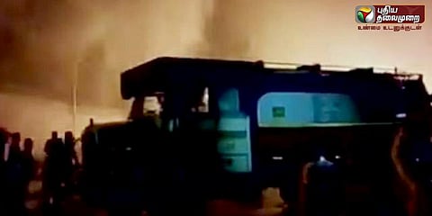 இந்தியன் ஆயில் நிறுவனத்தில் பயங்கர தீ விபத்து