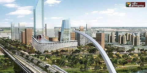 சர்வதேச தரத்தில் உருவாகிவரும் ஆந்திர தலைநகர் அமராவதி