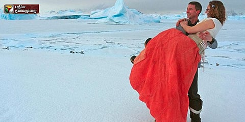 உறைபனி சூழ் அண்டார்டிகாவில் நடந்த திருமணம்