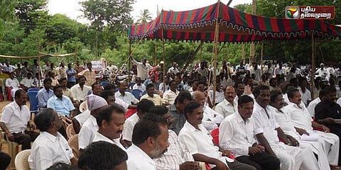 என்எல்சி-யில் பணி நாட்களை நீட்டித்துத் தரக்கோரி போராட்டம்; 500 ஒப்பந்தத் தொழிலாளர்கள் கைது