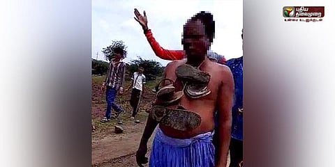பாலியல் வன்புணர்ச்சி செய்ய முயன்றவருக்கு கிராம மக்கள் கொடுத்த நூதன தண்டனை
