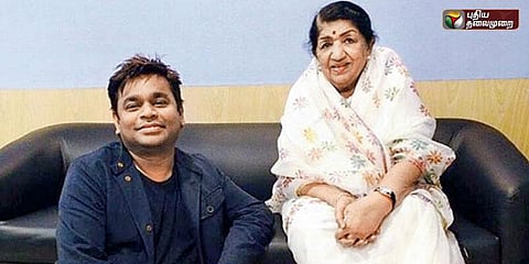 இசைக்கு மொழியில்லை... ஏ.ஆர்.ரஹ்மானுக்கு லதா மங்கேஷ்கர் ஆதரவு