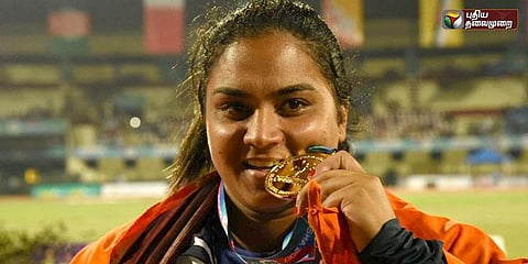 ஊக்கமருந்து சர்ச்சையில் சிக்கினார் இந்திய குண்டு எறிதல் வீராங்கனை