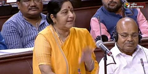 சீனாவுக்கு எதிராக தற்காத்துக் கொள்ளும் திறன் இந்தியாவுக்கு இருக்கிறது: சுஷ்மா