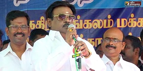 கதிராமங்கலத்தை விட்டு ஓஎன்ஜிசி ஓடும்வரை ஓயப்போவதில்லை - விஜயகாந்த்