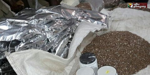 சென்னை வேப்பேரியில் 120 கிலோ மாவா பறிமுதல்