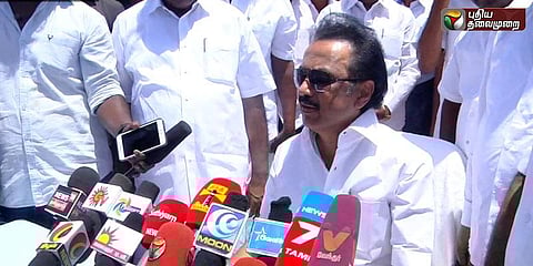 இந்தியை திணித்தால் மாபெரும் போராட்டம் நடத்துவோம் : ஸ்டாலின்