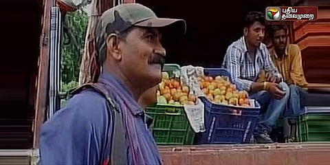 தக்காளிக்கு துப்பாக்கி ஏந்திய பாதுகாப்பு