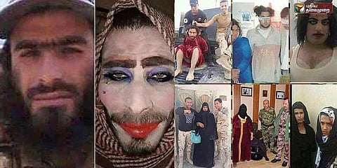 பெண் வேடத்தில் தீவிரவாதிகள்: வைரலாகும் புகைப்படங்கள்