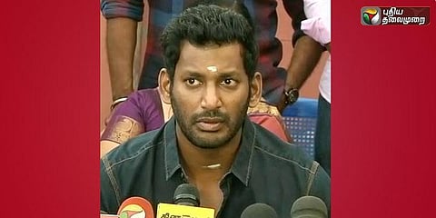 நடிகர் கமலால் ஜிஎஸ்டி பிரச்னை முடியவில்லையா? விஷால் பதில்