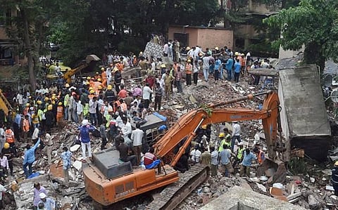 மும்பை கட்டிட விபத்து - பலி எண்ணிக்கை 17ஆக உயர்வு