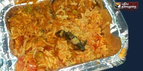 டெல்லி-ஹவுரா ரயிலில் விநியோகிக்கப்பட்ட உணவில் ’பல்லி’