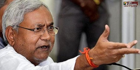 பீகார் முதலமைச்சர் நிதிஷ்குமார் ராஜினாமா