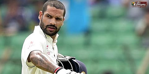 விதி வேற மாதிரி நினைக்குதே... தவான்!