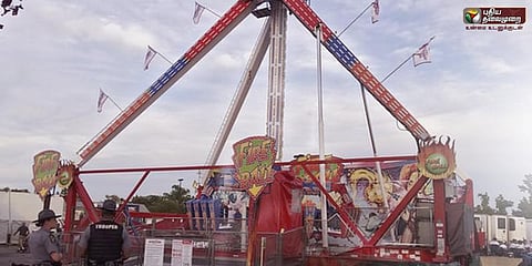 ரங்க ராட்டினம் அறுந்து விழுந்து ஒருவர் பலி