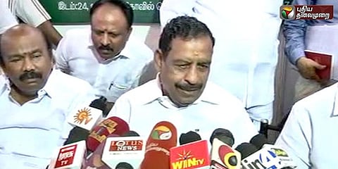 இரட்டை இலை சின்னம் இல்லாமலும் தேர்தலை சந்திக்க தயார்: ஓ.எஸ்.மணியன்