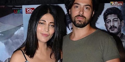 காதலருடன் பிரிமீயர் ஷோவில் கலந்துகொண்ட ஸ்ருதிஹாசன்!