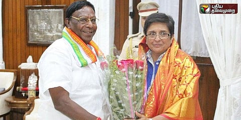 புதுவை வடமாநிலம் அல்ல... மிரட்டலுக்கு அஞ்சமாட்டோம்: நாராயணசாமி ஆவேசம்