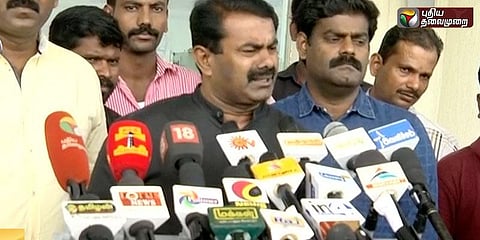 விடுதலைப் புலிகள் மீதான தடைநீக்கம் மகிழ்ச்சியளிக்கிறது: சீமான்