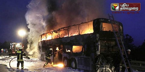 கிறிஸ்துவ பக்தர்கள் உடல் கருகி பலி