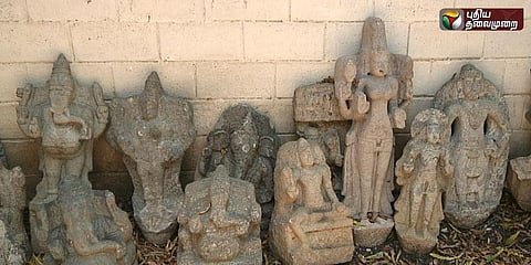 சிலைகள் திருட்டு: கோவில் குருக்கள், அறநிலையத்துறை அதிகாரிகள் மீது வழக்கு