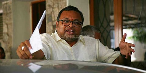 தேடப்படும் நபரா? கார்த்தி சிதம்பரம் எதிர்ப்பு