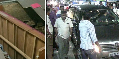 திடீரென உள்வாங்கிய வீட்டின் தரை தளம் - உயிர் தப்பிய தம்பதியினர்