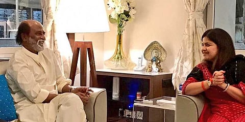 ரஜினியை சந்தித்தார் பூனம் மகாஜன்