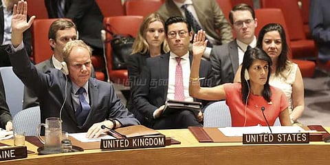 வடகொரியா மீது மிகப்பெரிய பொருளாதாரத் தடை: ஐ.நா. பாதுகாப்பு அவையில் ஒப்புதல்