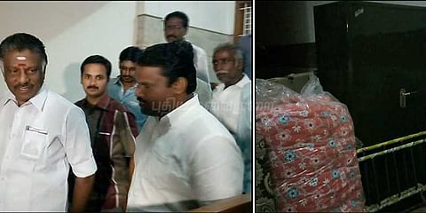 கத்தியுடன் கைது செய்யப்பட்டவருக்கு சீர்வரிசை வழங்கிய ஓ.பி.எஸ்