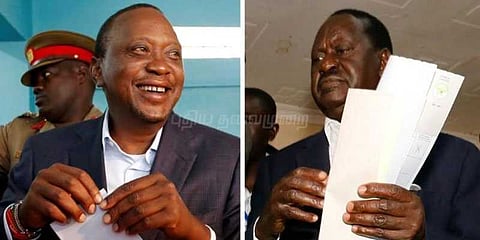 கென்யா அதிபர் தேர்தல்: முடிவுகள் வருவதற்குள் சண்டையிடும் கட்சிகள்