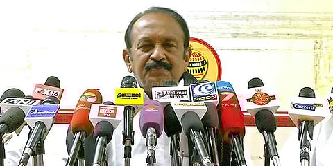 முரசொலி பவள விழாவுக்கு வைகோ வாழ்த்து