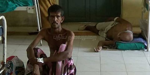 ஒரே படுக்கையில் 2 பேருக்கு சிகிச்சை: மருத்துவமனையில் அவலம்