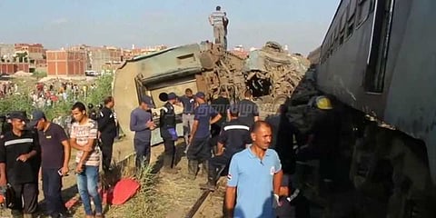 எகிப்தில் ரயில்கள் நேருக்கு நேர் மோதி விபத்து: 37 பேர் உயிரிழப்பு
