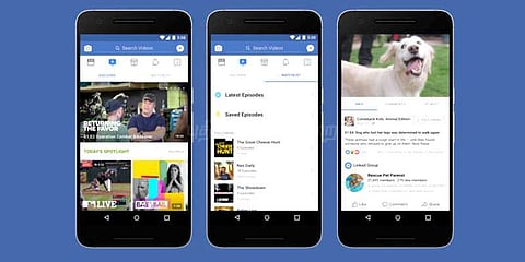 இனி ’ஃபேஸ்புக் வாட்ச்’- ல் வீடியோக்களை பார்க்கலாம்