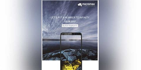 மைக்ரோமேக்ஸ் இன்ஃபினிட்டி ஸ்மார்ட்ஃபோன் வெளியீடு