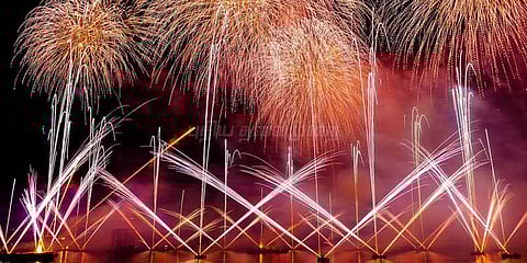 சுவிட்சர்லாந்தில் நடந்த பிரம்மாண்ட வான வேடிக்கை