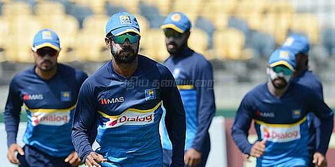 ஒருநாள் போட்டி தொடரில் பங்கேற்கும் இலங்கை வீரர்கள்