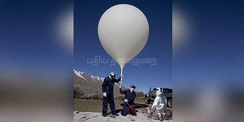 சூரிய கிரகணத்தைப் படம்பிடிக்க 80 ஆயிரம் அடி உயரத்தில் 50 பலூன்கள்