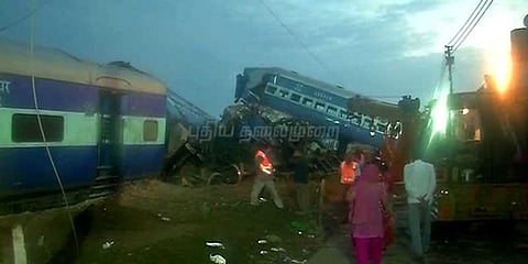 உ.பி. ரயில் விபத்து கடந்த ஓராண்டில் 3-வது மோசமான விபத்து