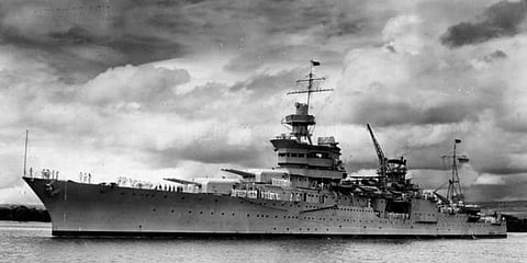 இரண்டாம் உலகப்போரில் மூழ்கடிக்கப்பட்ட அமெரிக்க போர் கப்பலின் பாகங்கள் கண்டுபிடிப்பு