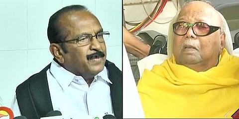 கருணாநிதியை இன்று மாலை சந்திக்கிறார் வைகோ