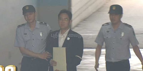 சாம்சங் நிறுவன வாரிசுக்கு 5 ஆண்டுகள் சிறை