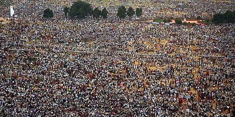 பாஜகவுக்கு எதிரான பேரணி... குலுங்கியது பாட்னா!