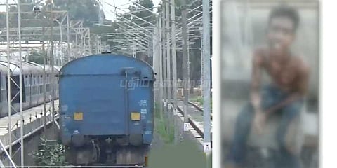 ரயில் மீது ஏறி செல்ஃபி எடுக்க முயற்சி; உயர் மின் அழுத்த கம்பி உரசி விபத்து
