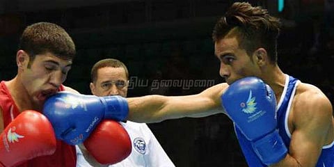 உலகச் சாம்பியன்ஷிப் குத்துச்சண்டை போட்டி - பதக்கத்தை உறுதி செய்தார் இந்திய வீரர்