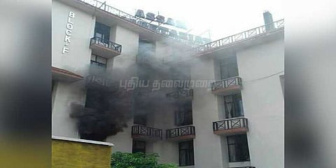 அசாம் தலைமை செயலகத்தில் தீ