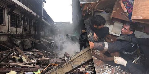 மும்பையில் 5 மாடி கட்டடம் இடிந்து விபத்து: 10 பேர் உயிரிழப்பு