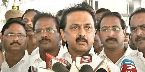 அனிதா தற்கொலைக்கு மாநில அரசு பொறுப்பேற்க வேண்டும்: ஸ்டாலின் பேட்டி