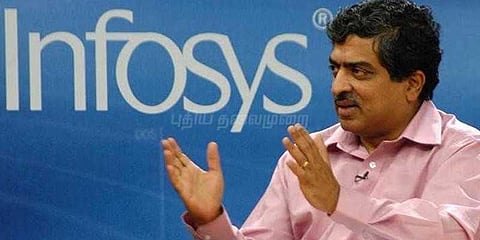 நிலகேணிக்கு சம்பளம் கிடையாது: இன்போசிஸ்